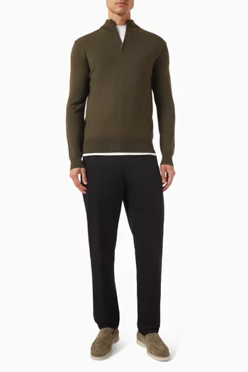 Zipper Sweater in Cashwool®