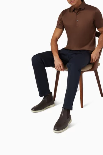 City Chelsea Boots in Oiled Suede