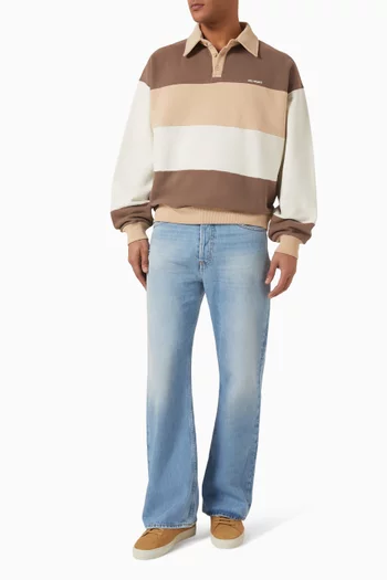 Anchor Polo Sweater in Cotton