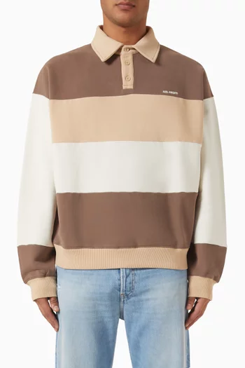 Anchor Polo Sweater in Cotton