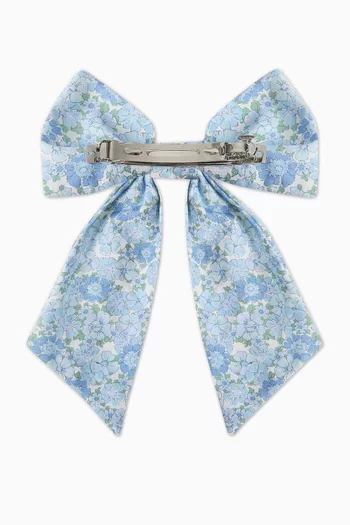 Floral Large Bow Clip