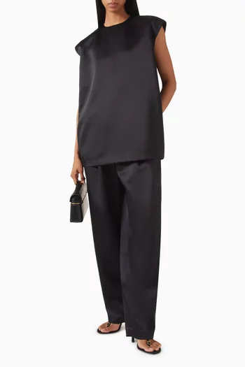 Marit Top in Satin