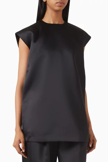 Marit Top in Satin