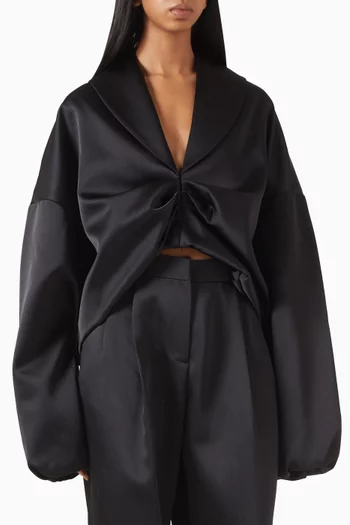 Maren Jacket in Satin