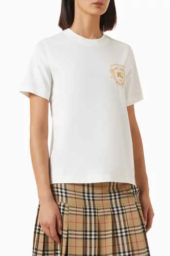 Knight Crest T-shirt in Cotton