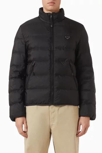 Down Jacket in Re-Nylon