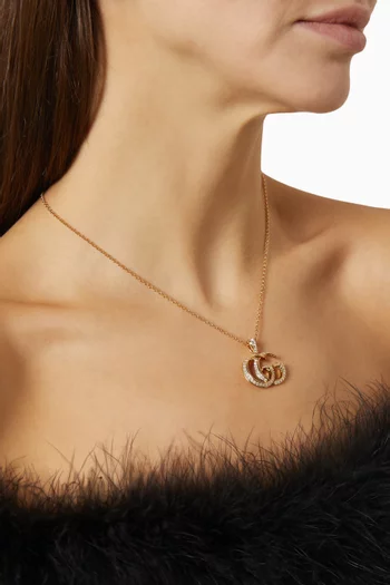 GG Marmont Necklace in Brass