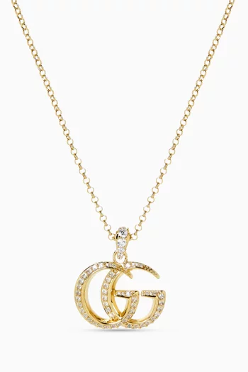 GG Marmont Necklace in Brass