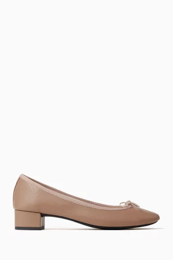 Camille Ballet Flats in Leather