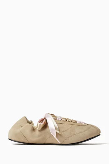 Tennis Sneakers in Suede