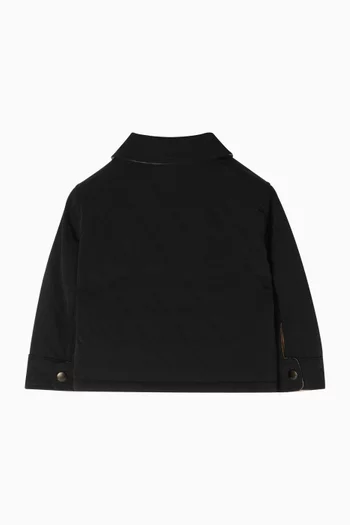 Theo Reversible Jacket in Quilted Nylon