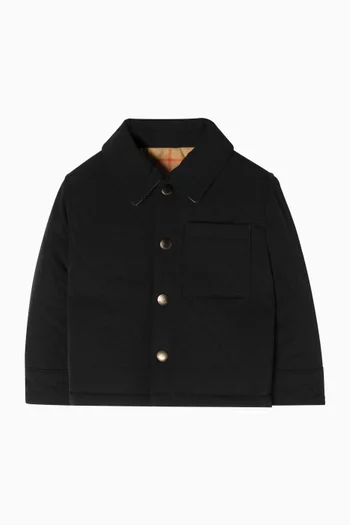 Theo Reversible Jacket in Quilted Nylon