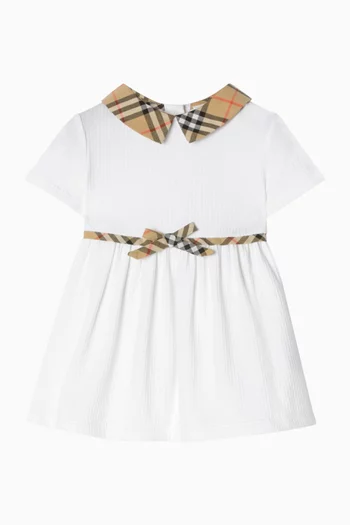Orla Check Dress in Cotton
