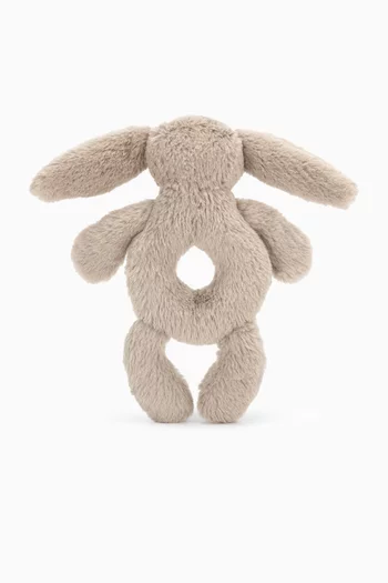 Bashful Beige Bunny Ring Rattle