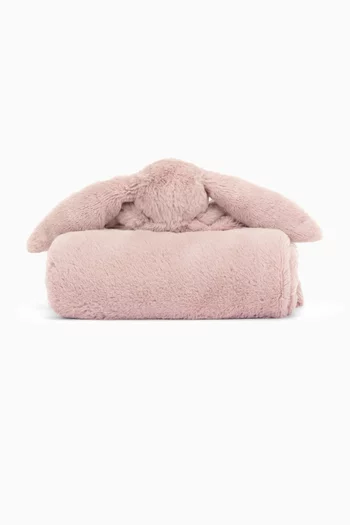 Bashful Luxe Bunny Rosa Blankie