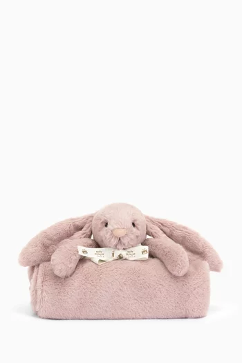 Bashful Luxe Bunny Rosa Blankie
