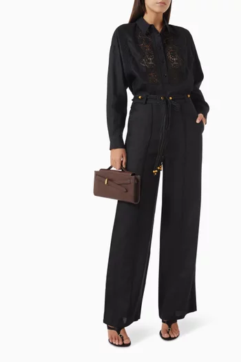 Embroidered Shirt & Pants Set