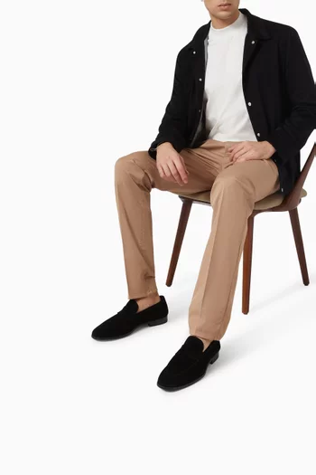Hook Loafers in Suede