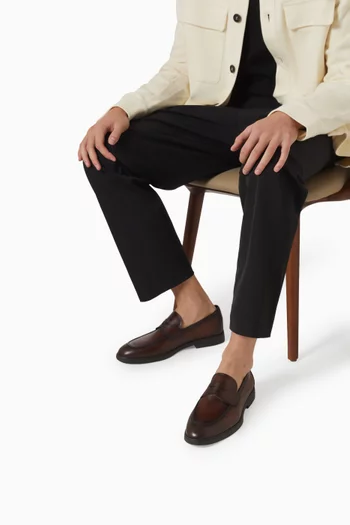 Pointer Loafers in Leather