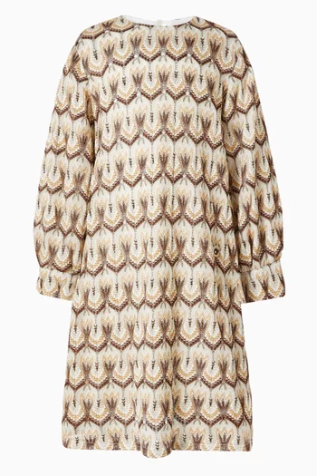 Geometric Print Dress