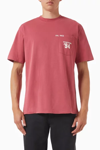 تي شيرت فورايفر بجيب قطن