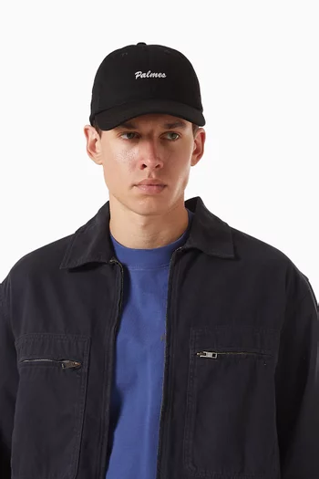 Logo 6-panel Cap in Recycled Cotton