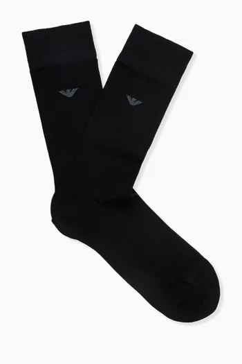 Logo Socks in Modal-blend