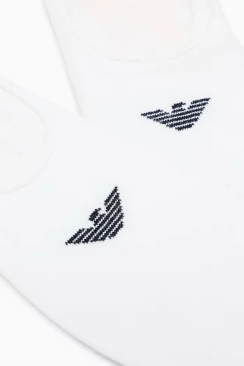 Logo Footie Socks, Set of 3