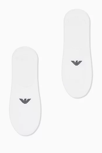 Logo Footie Socks, Set of 3