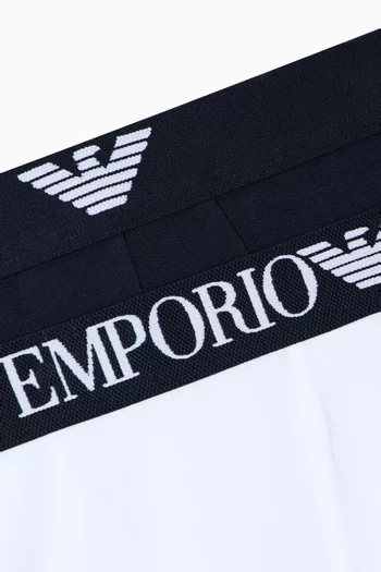 Endurance Logo Trunks in Stretch Cotton, Set of 2