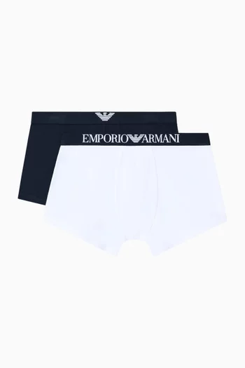 Endurance Logo Trunks in Stretch Cotton, Set of 2