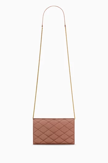 Paris Chain Wallet in Satin