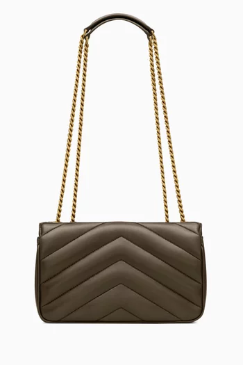 Small Loulou Shoulder Bag in Matelassé Lambskin