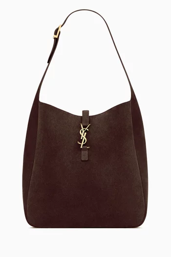 Le 5 À 7 Supple Large Bag in Suede