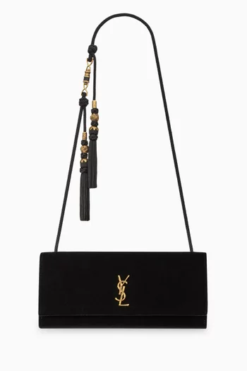 Kate Clutch on Chain in Suede