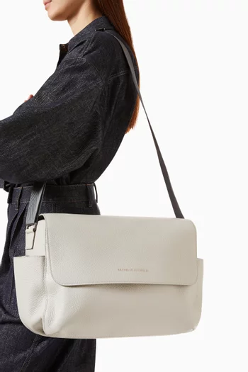 Bernie Baby Diaper Bag in Leather