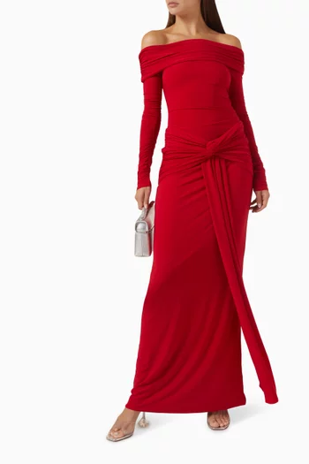 Flynne Maxi Skirt in Jersey