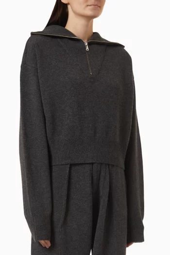 Truck Collar Sweater in Cashmere & Wool