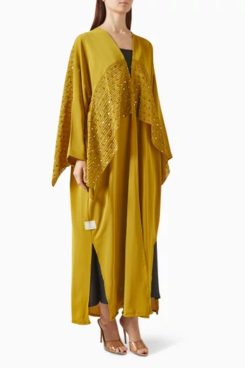 Golden Dune Abaya in Nada
