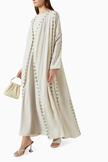 Desert Line Abaya in Crepe