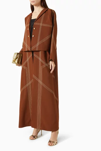 Formal Abaya in Crepe