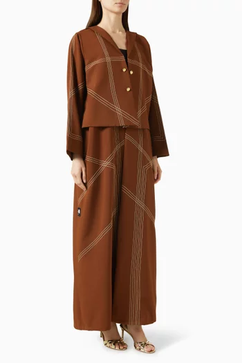 Formal Abaya in Crepe