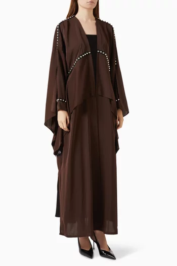 Drape Abaya in Crepe