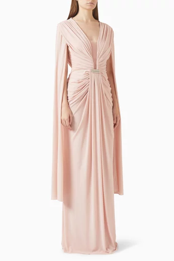Viviane Cutout Dress in Crepe-jersey