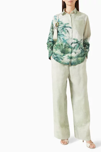 Remi Top & Pants Set in Linen