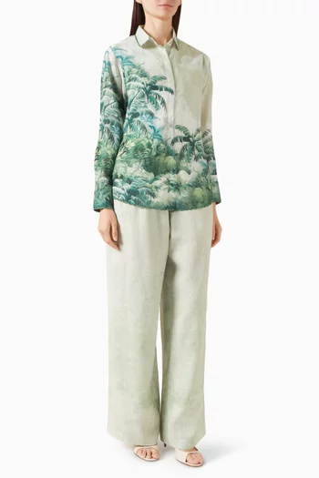 Remi Top & Pants Set in Linen