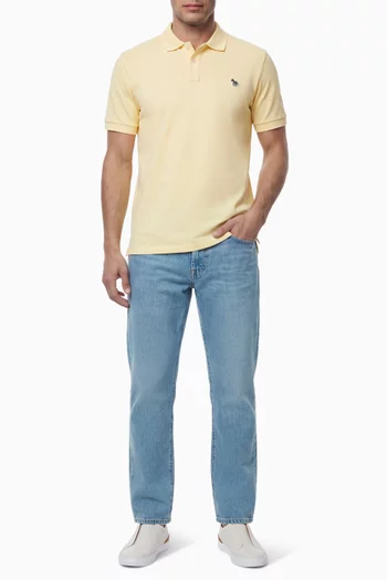 Zebra Polo Shirt in Organic Cotton