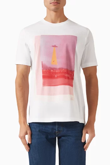 UFO T-shirt in Cotton