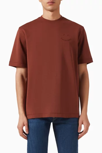 Happy Logo T-shirt in Cotton