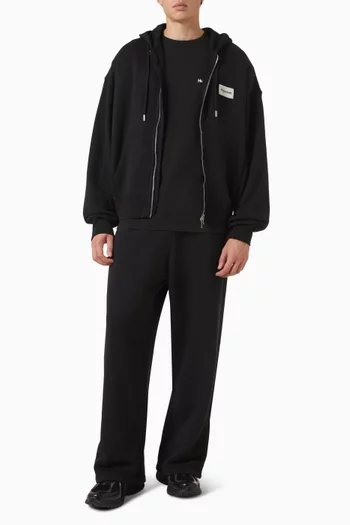 Zip Hoodie in Cashmere Blend
